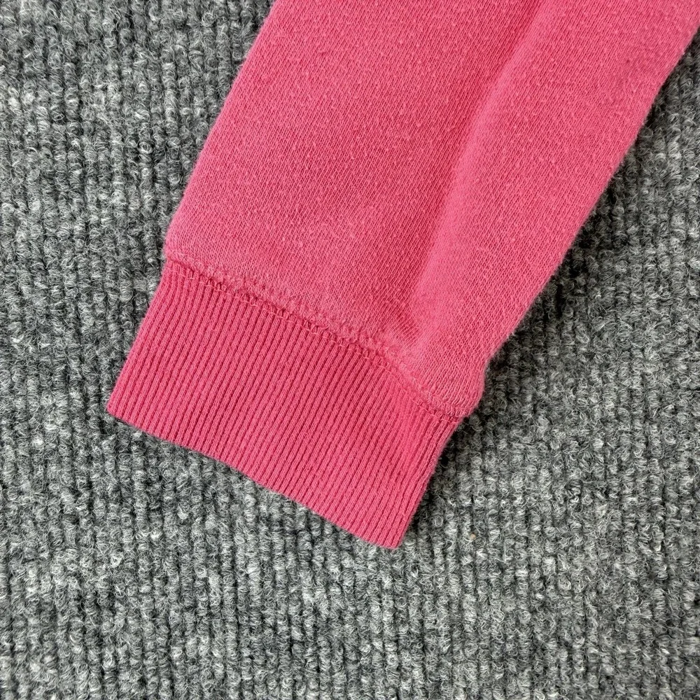 OshKosh B'gosh Hoodie Girls 4 Pink Full Zip Logo Fleece Sweatshirt Graphic